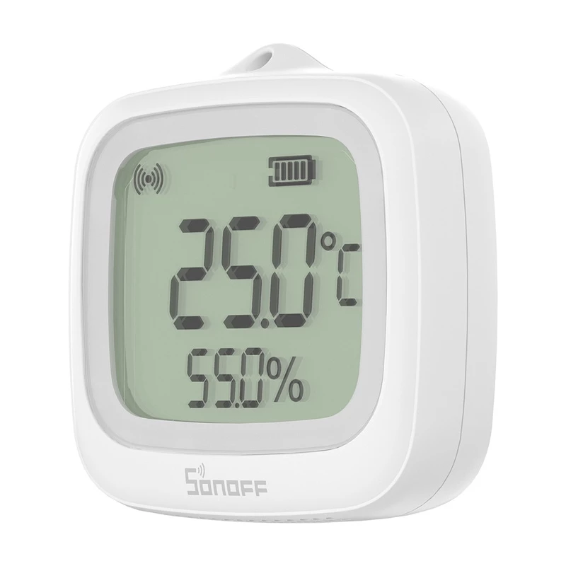 Sensor de temperatura e humidade ZigBee com LCD SONOFF SNZB-02WD