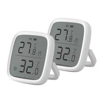 Sensor de temperatura e humidade SONOFF ZigBee SNZB-02D, pack de 2
