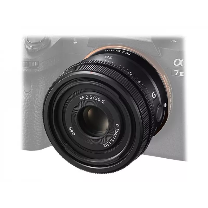 Sony FE 50mm f/2.5 G Objetiva