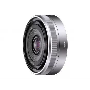 Sony SEL16F28S.SYX E-Mount 16mm f/2.8 Grande Angular de Distância Focal Fixa (APS-C, Preto)