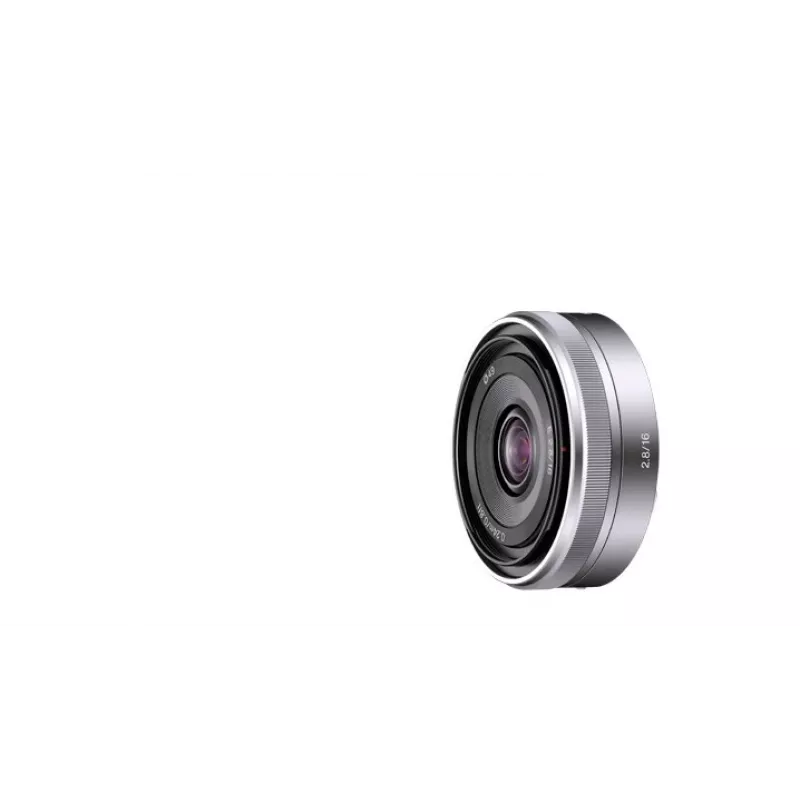 Sony SEL16F28S.SYX E-Mount 16mm f/2.8 Grande Angular de Distância Focal Fixa (APS-C, Preto)