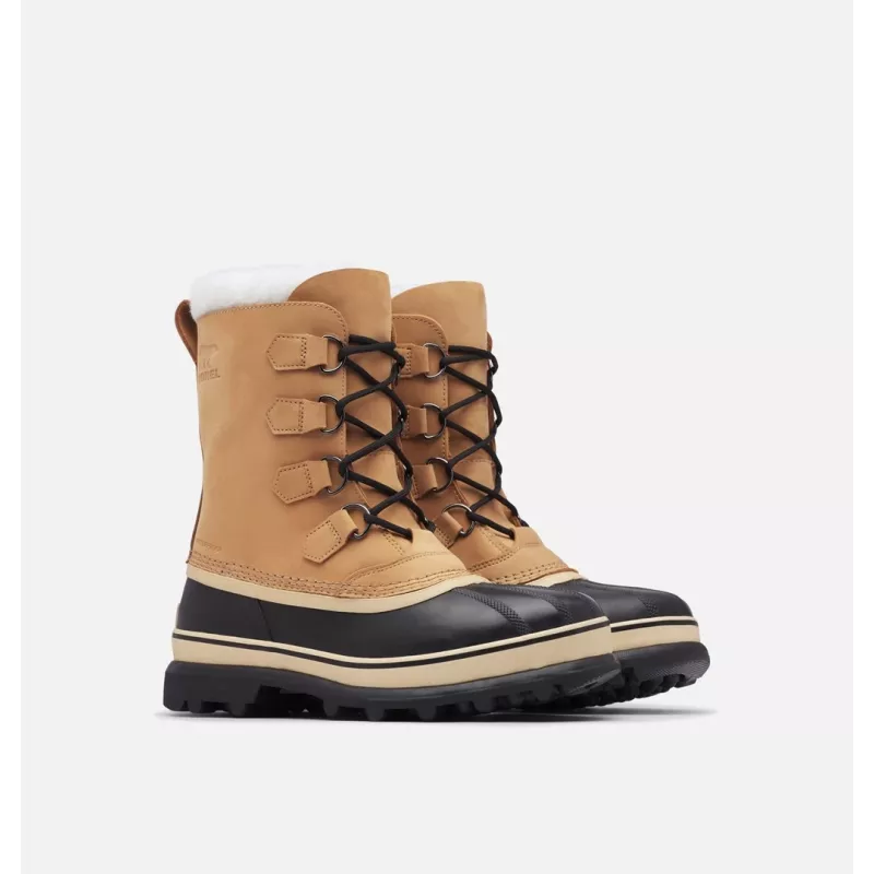 Botas de neve SOREL Caribou para homem pretas castanhas