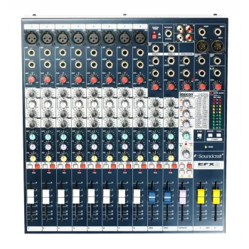 Mesa de mistura analógica Soundcraft EFX8 com processador de efeitos