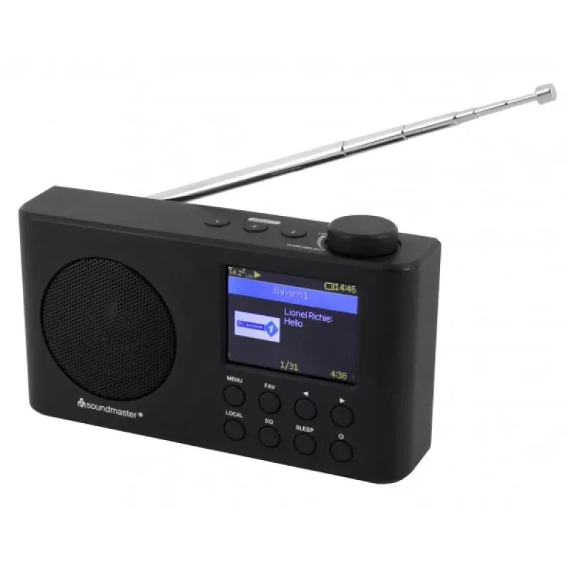Soundmaster IR6500SW rádio digital portátil Internet/DAB+/FM WLAN Bluetooth