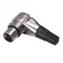 Soundsation GO-LINK SXLR034F-B conector fêmea XLR de 3 pólos, ligação por soldadura, preto, pack de 25