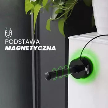 Antena magnética Spacetronik Hook TV DVB-T2 com amplificador de 28 dBi e cabo de 3 m