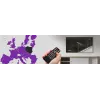 Antena DVB-T2 interior Spacetronik Locus com amplificador de 45 dB e fonte de alimentação