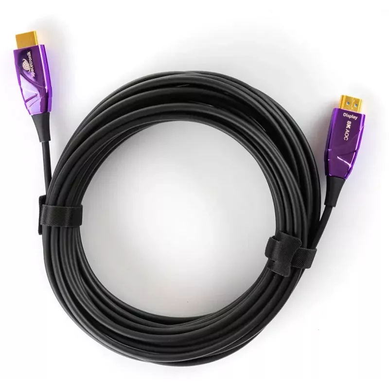 Cabo ótico ativo HDMI 2.0b Spacetronik SH-OX400 40 m preto