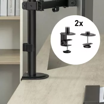 Suporte de mesa Spacetronik SPA-112 para 1 monitor 17-32 polegadas preto