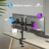 Suporte de secretária Spacetronik SPA-120 para 2 monitores