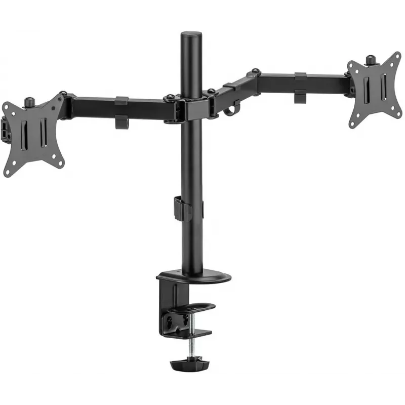 Suporte de secretária Spacetronik SPA-120 para 2 monitores