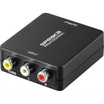 SpeaKa Professional Conversor AV RCA/Cinch para HDMI 1080p SP-12170984