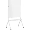 Quadro magnético de vidro SpeaKa Professional SP-MMW-001 904 x 1103 mm branco com prateleira e ímanes em suporte com rodas SP-13324624