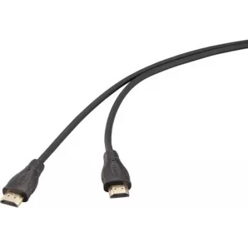 SpeaKa Professional Cabo HDMI 1 m 4K UHD conectores dourados preto SP-13660968