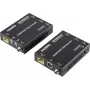 SpeaKa Professional SP-11562928 Conjunto extensor HDMI controlável por PC 4K@60Hz 70m CAT6 preto