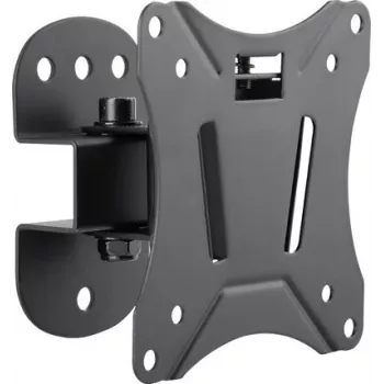 SpeaKa Professional SP-6012040 Suporte de mesa para monitores de 13-27 polegadas, Full-Motion, VESA 75/100, 8 kg, preto