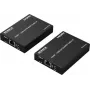 SpeaKa Professional SP-HDE-350 Extensor KVM HDMI sobre cabo de rede RJ45 com suporte de teclado e rato, 120 m, Full HD 1080p SP-12774724