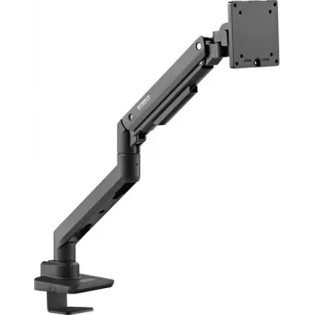 SpeaKa Professional SP-MM-970 braço de monitor individual para secretária para ecrãs de 17-49 polegadas, mola a gás com altura ajustável, inclinar, rodar, girar, VESA 75/100, preto SP-12355456