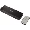 SpeaKa Professional SP-SWAP-500 Comutador matriz KVM HDMI de 2 portas com áudio, 4K UHD, hub USB 2.0, Metal, Preto SP-13904372