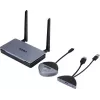 SpeaKa Professional SP-TR-500 conjunto extensor HDMI sem fios USB-C, 30 m, 5 GHz/2,4 GHz, Full HD 1080p, transmissão segura (SP-13382652)