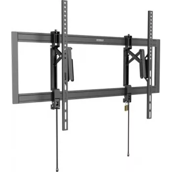 SpeaKa Professional SP-TVM-1500 Suporte de parede para TV Full-Motion para ecrãs de 55-105 polegadas, 60 kg, VESA 200x200 a 900x600, inclinação e rotação, proteção anti-roubo, preto