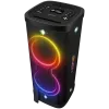 Altifalante Party-Box SVEN PS-1250, preto (300W, TWS, IPx4, Bluetooth, FM, USB, microSD, ecrã LED, 13500mAh)