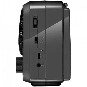 Altifalante SVEN SRP-150, cinzento (3W, Bluetooth, FM/AM/SW, USB, microSD, lanterna, bateria)