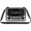 Altifalante SVEN SRP-150, cinzento (3W, Bluetooth, FM/AM/SW, USB, microSD, lanterna, bateria)