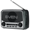 Altifalante SVEN SRP-150, cinzento (3W, Bluetooth, FM/AM/SW, USB, microSD, lanterna, bateria)