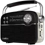 Altifalante SVEN SRP-500, preto (3W, Bluetooth, FM/AM/SW, USB, microSD, AUX, bateria)
