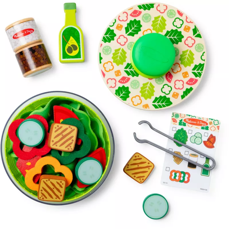 Spin Master Melissa & Doug conjunto de brincar com escorredor de salada - 22 peças