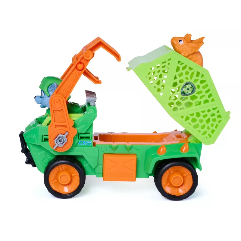 Spin Master Paw Patrol Dino Rescue Camião de Reciclagem Dino Rescue do Rocky