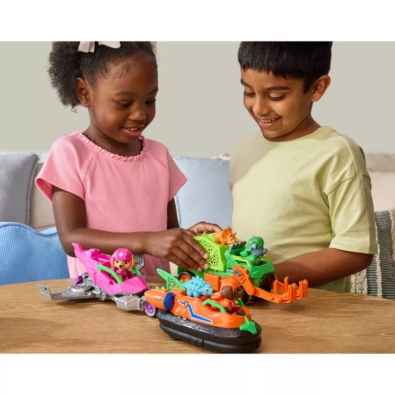 Spin Master Paw Patrol Dino Rescue Camião de Reciclagem Dino Rescue do Rocky