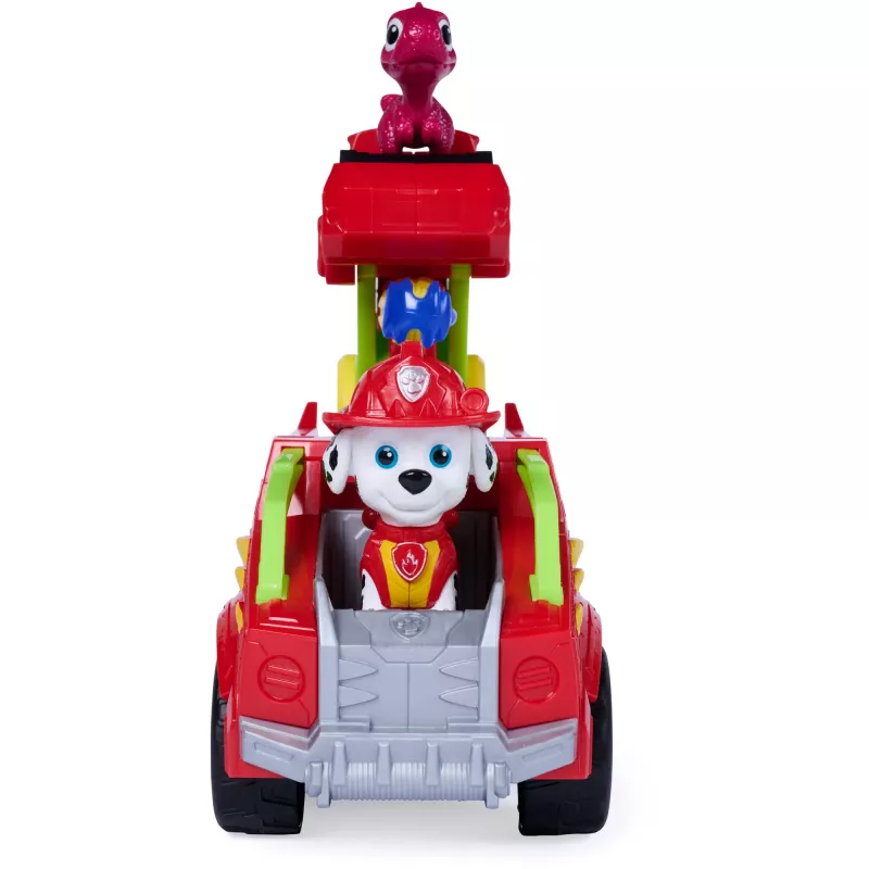 SPINMASTER Paw Patrol: The Dino Movie - Carrinho de bombeiros Dino do Marshall