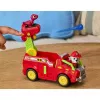 SPINMASTER Paw Patrol: The Dino Movie - Carrinho de bombeiros Dino do Marshall