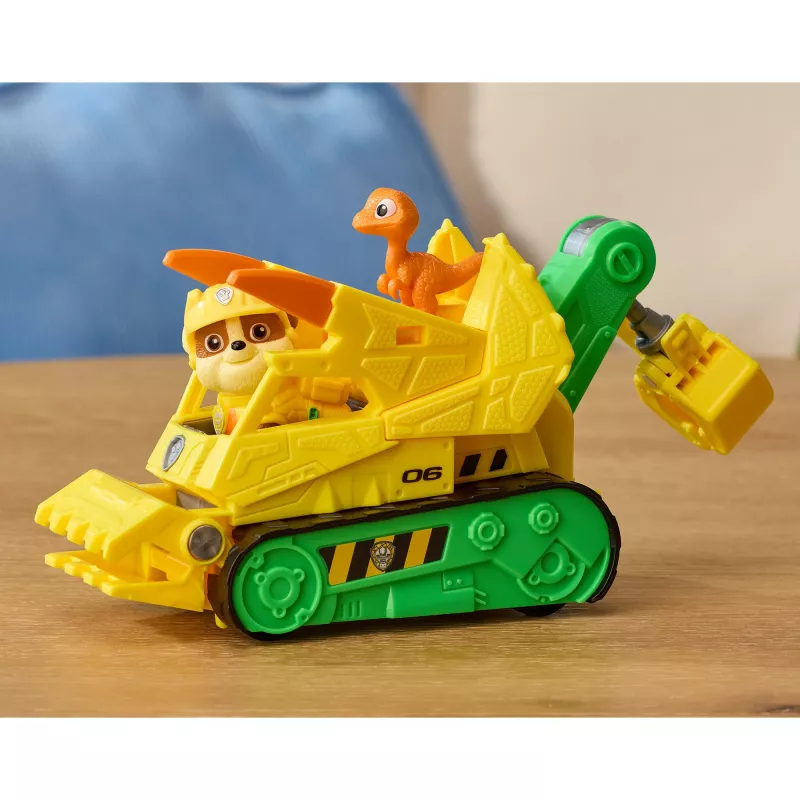 SPINMASTER Paw Patrol: Der Dino-Film - Bulldozer de resgate Dino do Rubble
