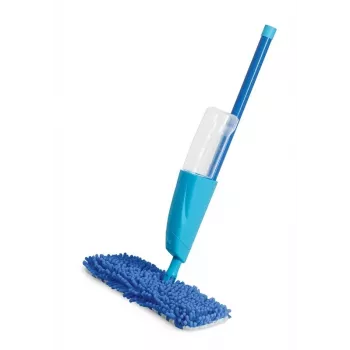 Esfregona com Pulverizador Spontex Quick Spray Duo 2-em-1 Esfregona de Microfibra de Dupla Face com Depósito de Água de 650 ml