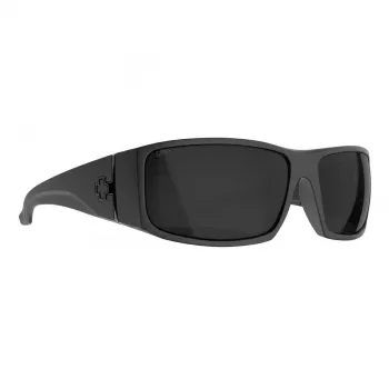 Óculos de sol de homem SPY 670036374135 - armação de propionato preta, lente de policarbonato, proteção UV400, 63/14/130 mm