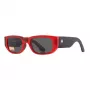 Óculos de sol unissexo SPY 6700000000138 (lente/ponte/haste) 54/20/145 mm armação de acetato preta lentes cinzentas UV400
