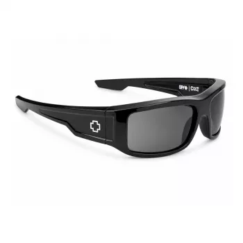 Óculos de sol unissexo SPY 673037374135 - armação preta mate, lentes cinzentas - 66/16/140 mm