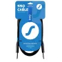 Cabo de instrumento SSQ JMPJMP7 - jack mono TS 6,35mm - 7 m, preto