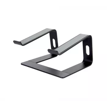 Suporte para portátil SSQ LS1 - Elevação ergonómica ajustável em alumínio para portáteis de 10-15,6 polegadas, prateado
