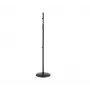 SSQ MS2 suporte de microfone reto - preto, 900-1600 mm, base redonda em ferro fundido