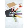 STABILO woody 3 in 1 lápis multitalento conjunto de lápis de cor pastel - pack de 6, redondo, certificado FSC, solúvel em água