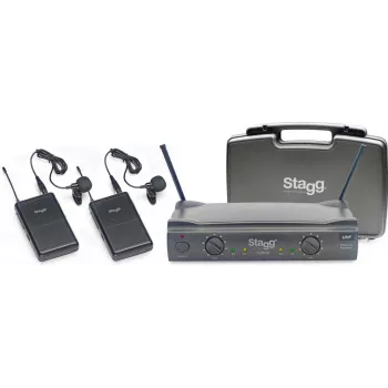 Sistema de microfone lavalier sem fios Stagg SUW 50 LL EG EU UHF
