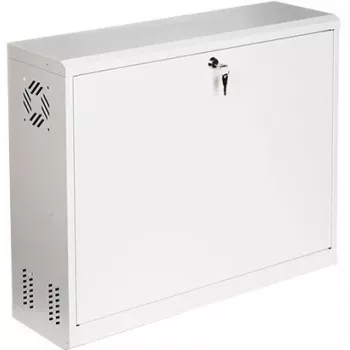 STALFLEX CR19-3U-180-W Armário de parede 19 polegadas 3U, Branco, 180 mm de profundidade