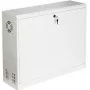 STALFLEX CR19-3U-180-W Armário de parede 19 polegadas 3U, Branco, 180 mm de profundidade