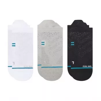 Meias de corrida Stance Athletic Multi - altura crew, almofada média, meias de performance unissexo com tecnologias FEEL360™, FreshTek™ e Infiknit™