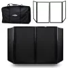 STAND4ME DJ PARAWAN COMPACT BK conjunto de fachada de DJ de 4 painéis preta