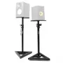 STAND4ME MON 1 MKII conjunto de 2 suportes para monitor - altura telescópica 800-1300 mm, aço, preto, carga 20 kg